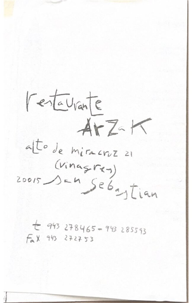 Arzak, San Sebastián, 2008, page 3