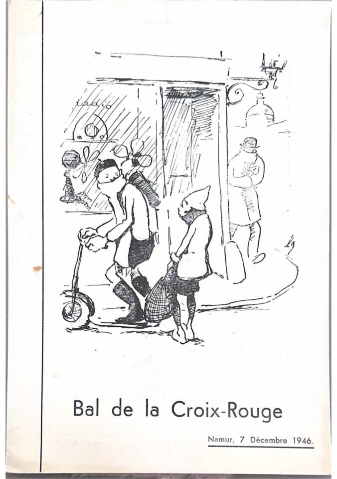 Bal de la Croix-Rouge, Namur, 1946