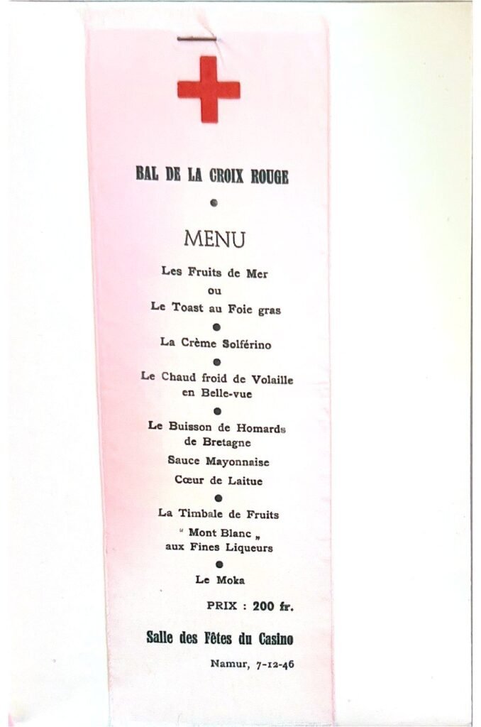 Bal de la Croix-Rouge, Namur, 1946, page 3