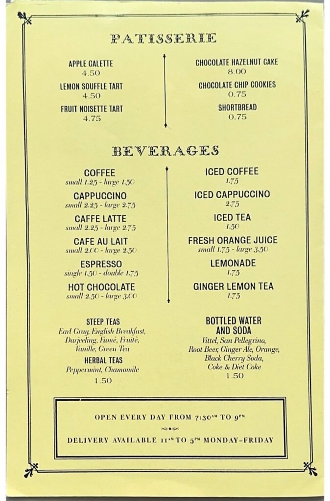 Balthazar, New York, page 3