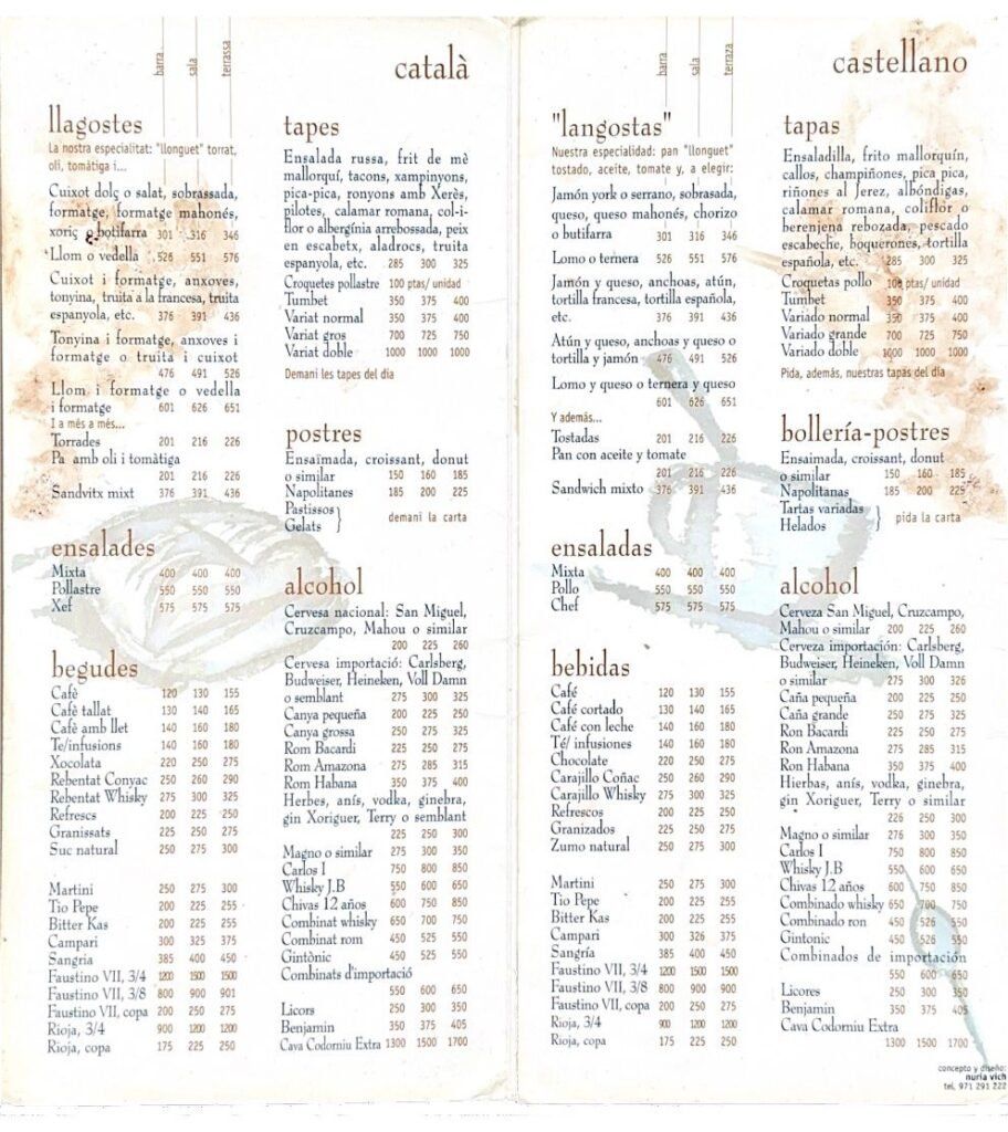 Bar Bosch, Palma de Mallorca, page 2