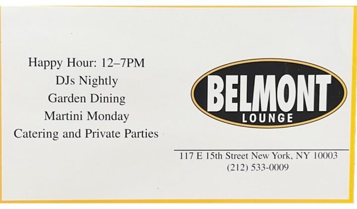 Belmont Lounge, New York