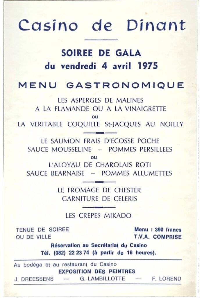 Casino Dinant, Dinant, 1975, page 1
