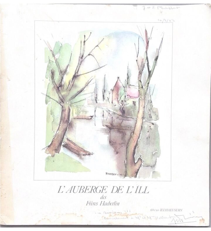 L’Auberge de l’Ill, Illhaeusern, 1983