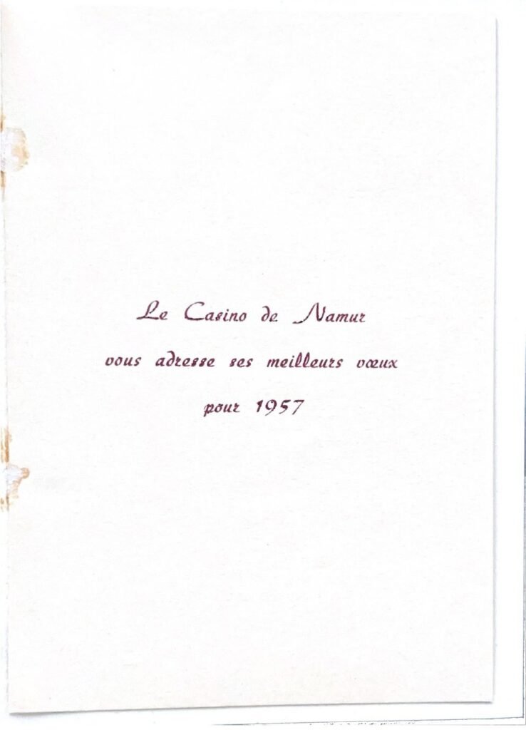 Casino de Namur (Sylvestre), Namur, 1957, page 2
